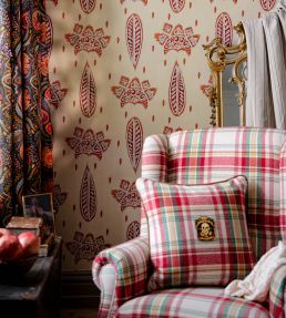 Bethel Batik Room Wallpaper 2 - Pink