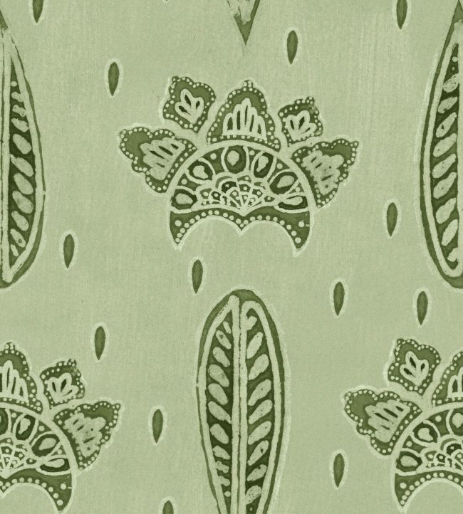 Bethel Batik Wallpaper - Green