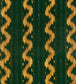 Vintage Ikat Wallpaper -  Green 