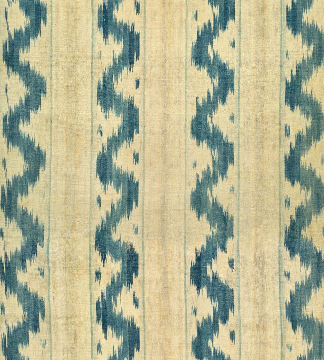 Vintage Ikat Wallpaper - Teal