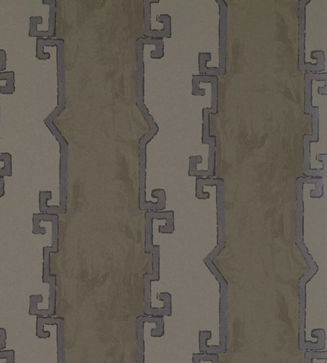 Shanghai Stripe Wallpaper - Gray 