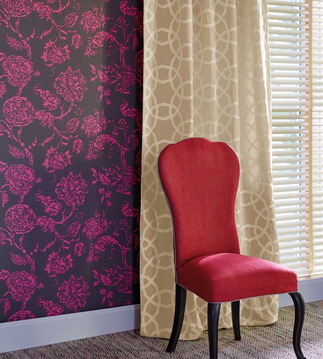 Pomegranate Room Wallpaper - Purple