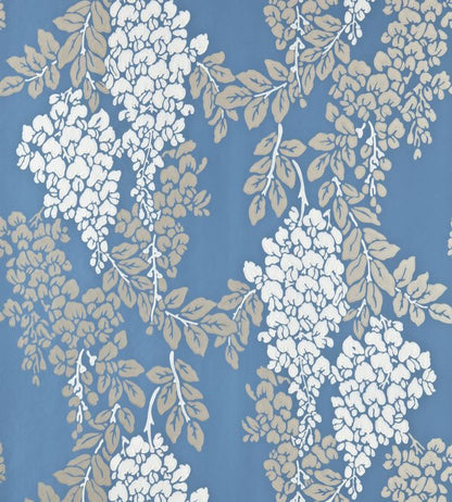 Wisteria Wallpaper - Chinese Blue - 2218 - Farrow & Ball