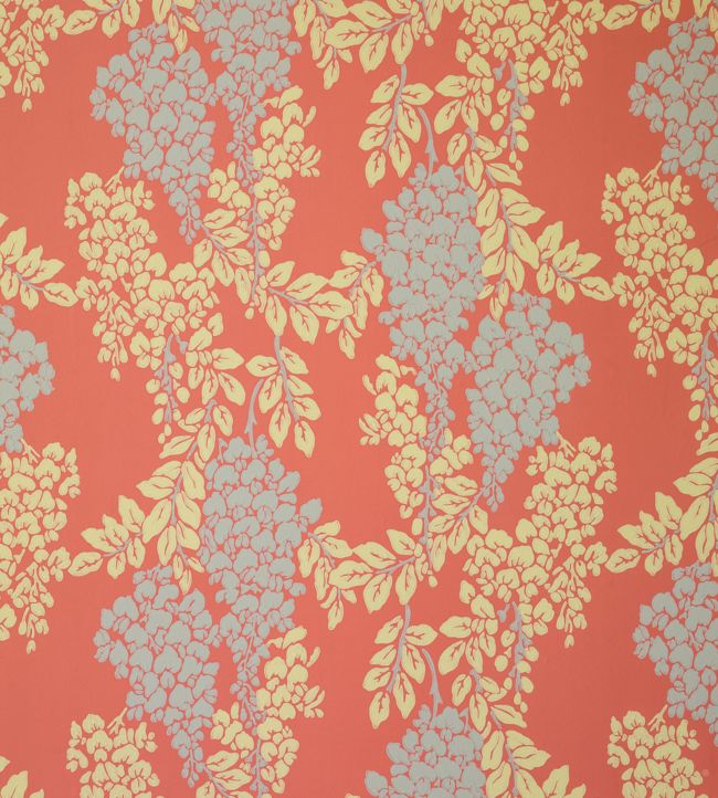 Wisteria Wallpaper - Orange - 2222 - Farrow & Ball