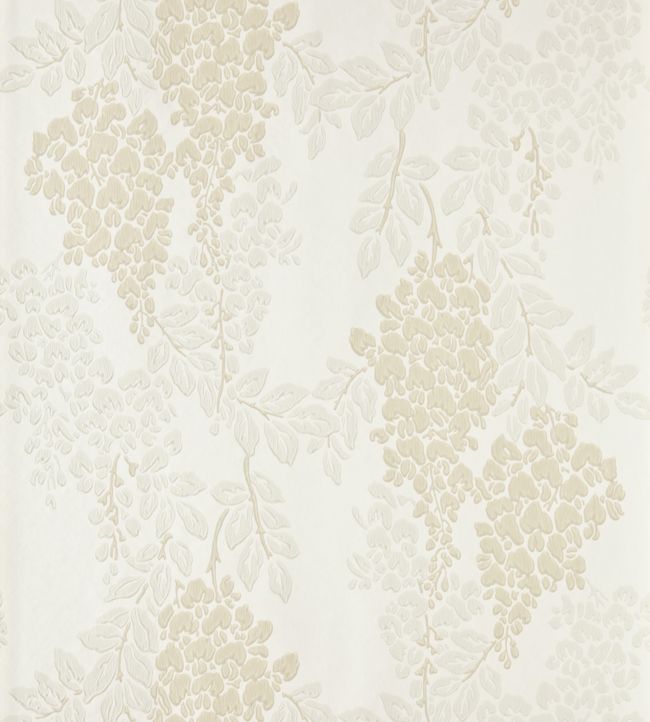 Wisteria Wallpaper - White - 2204 - Farrow & Ball