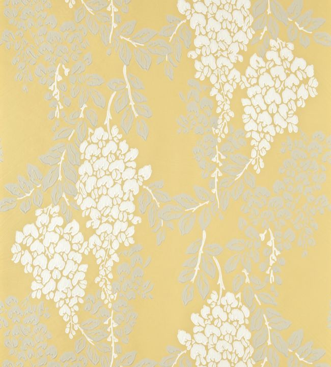 Wisteria Wallpaper - Yellow - 2212 - Farrow & Ball