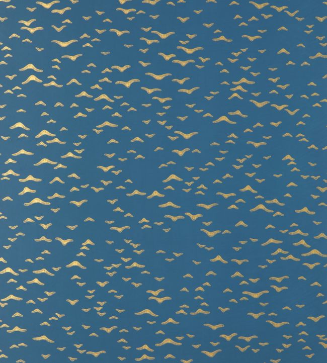 Yukutori Wallpaper - Stiffkey Blue - 4307 - Farrow & Ball