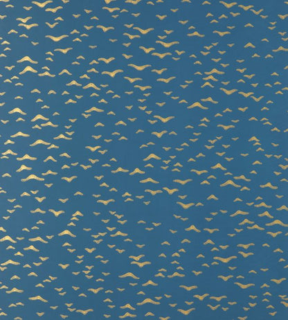 Yukutori Wallpaper - Stiffkey Blue - 4307 - Farrow & Ball