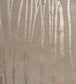 Metallic Forest Wallpaper - Sand 