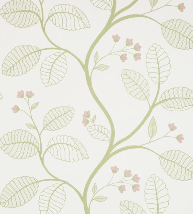 Celia Vine Wallpaper - Green