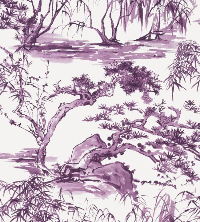 Kyoto Wallpaper - Purple