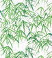 Kyoto Leaves Wallpaper - Green