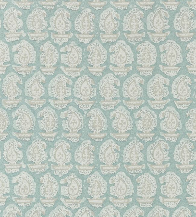 Gada Paisley Wallpaper - Teal