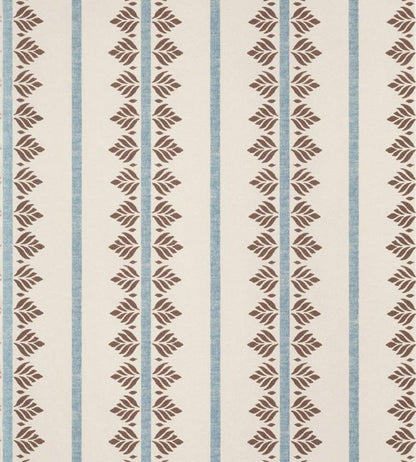 Fern Stripe Wallpaper - Brown