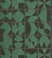Kutani Vinyl Wallpaper - Green
