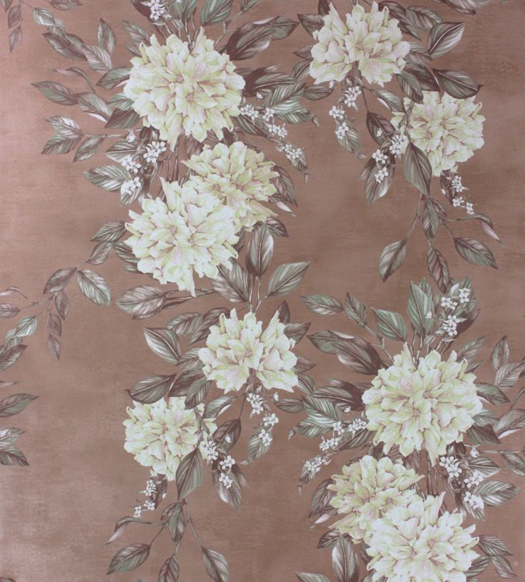 Rhodora Wallpaper - Brown 
