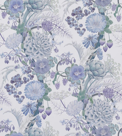 Carlotta Wallpaper - Blue