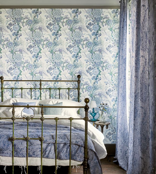 Carlotta Room Wallpaper 2 - Blue