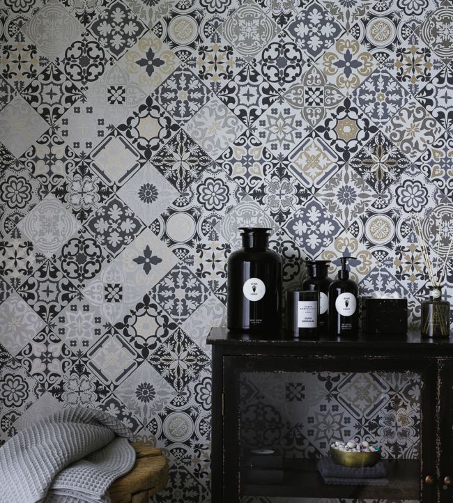 Cervo Room Wallpaper - Gray