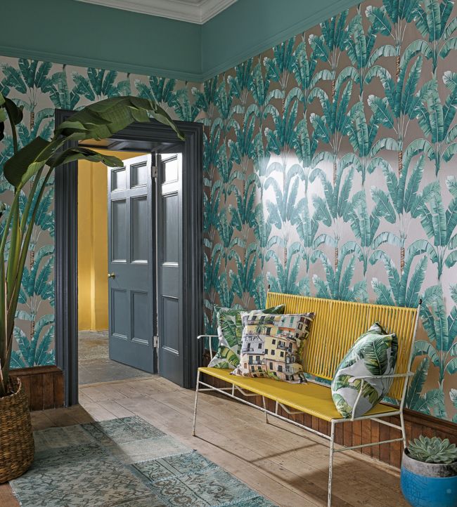 Palmaria Room Wallpaper 2 - Green