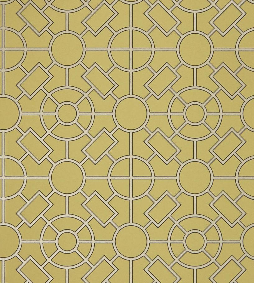 Knot Garden Wallpaper - Gold