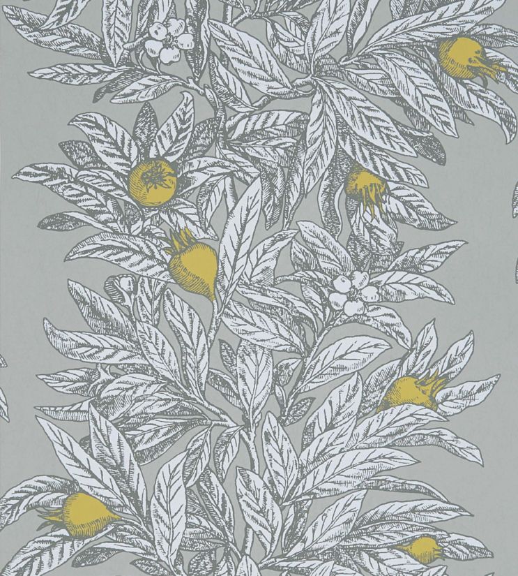 Medlar Wallpaper - Gray 