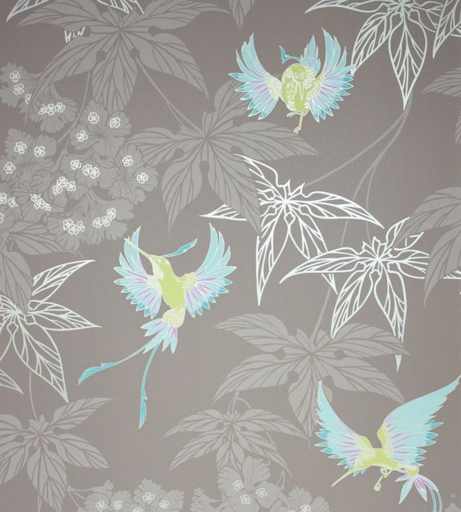 Grove Garden Nursey Wallpaper - Gray