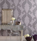 Manzoni Room Wallpaper - Gray