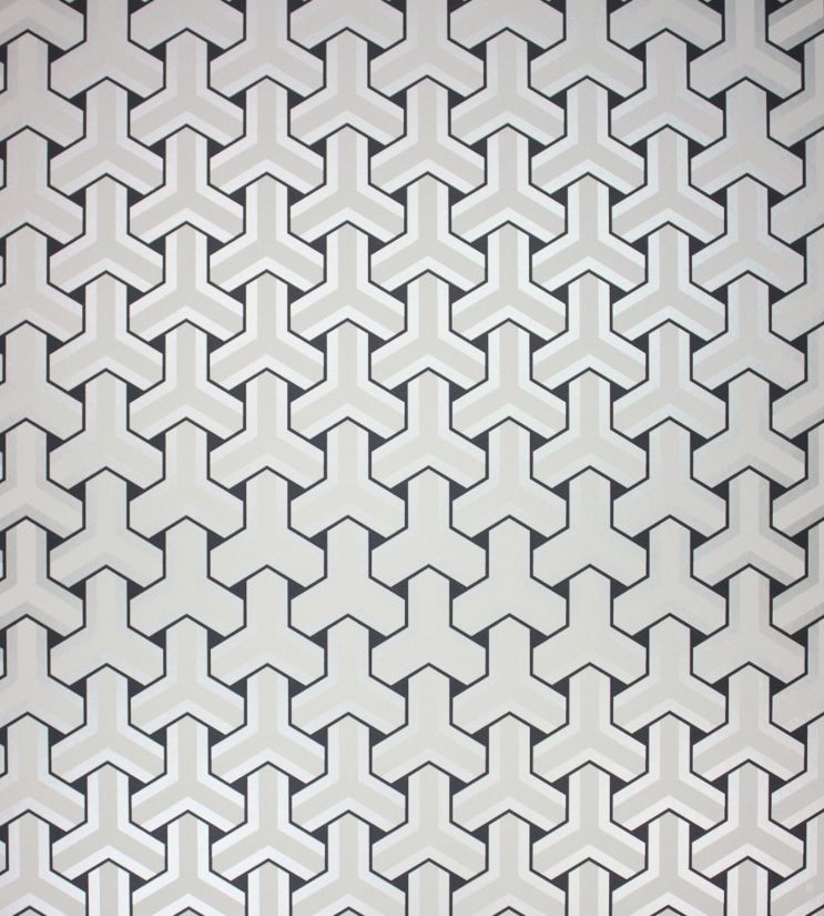 Trifid Wallpaper - Silver 