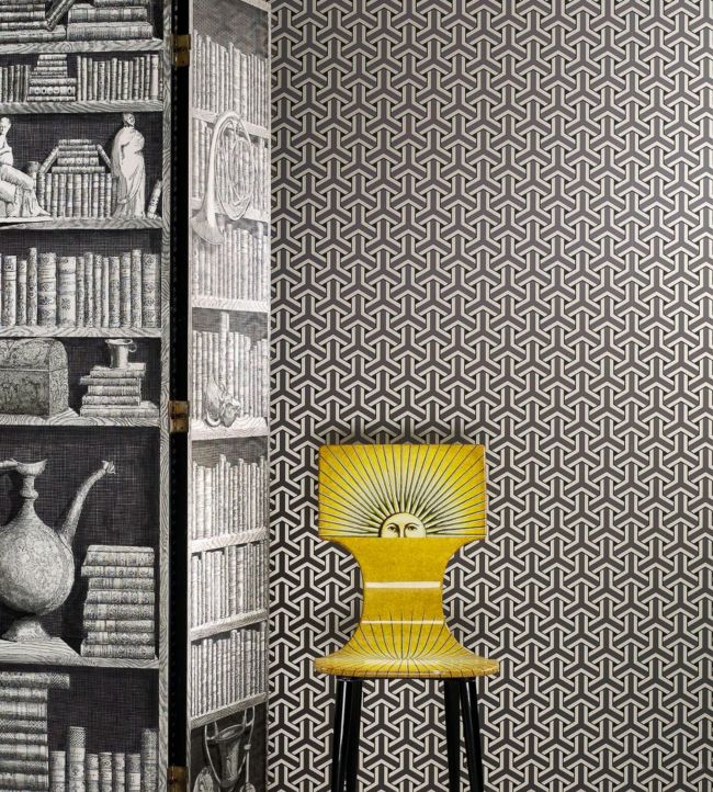 Trifid Room Wallpaper - Gray