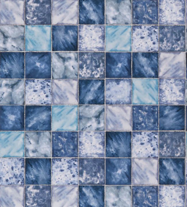 Hammam Wallpaper - Blue