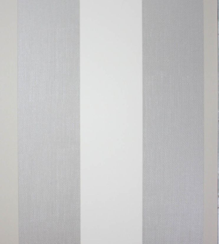 Dulwich Stripe Vinyl Wallpaper - Silver