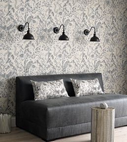 Kayyam Room Wallpaper - Gray