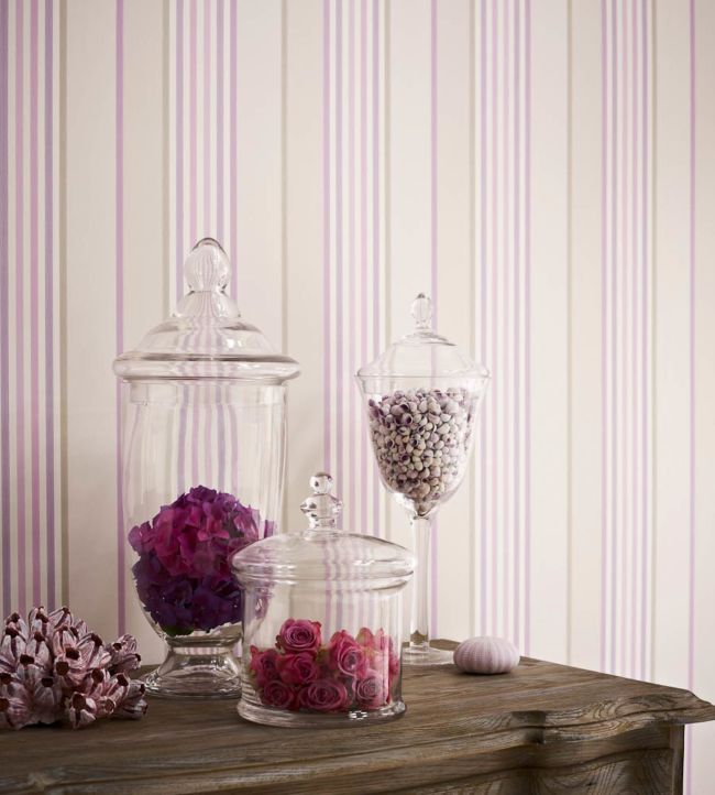 Marylebone Room Wallpaper - Purple