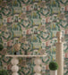 Follies Room Wallpaper - Green
