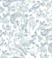 Aviary Wallpaper - Blue