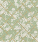 Cameo Trellis Grasscloth Wallpaper - Green
