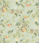 Rose Trellis Wallpaper - Teal