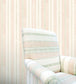 Surat Stripe Room Wallpaper - Pink