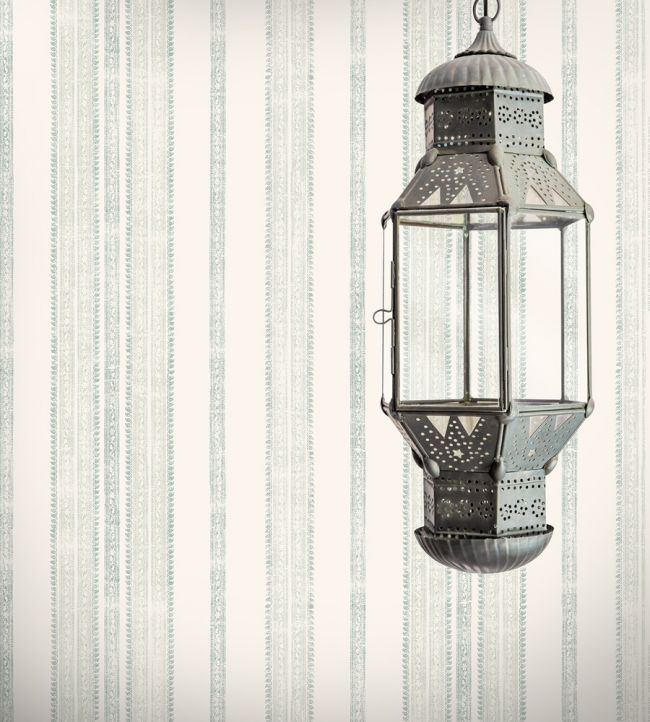 Surat Stripe Room Wallpaper - Cream